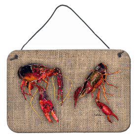 Crawfish Wall or Door Hanging Prints (Color: 8739DS812, size: 8 x 12)
