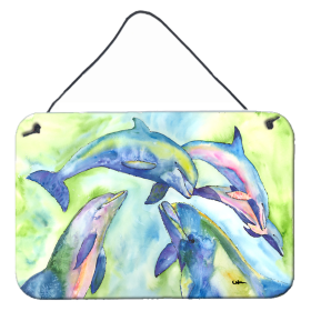 Dolphin Wall or Door Hanging Prints (Color: 8548DS812, size: 8 x 12)
