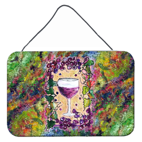 Wine Wall or Door Hanging Prints (Color: 8616DS812, size: 8 x 12)