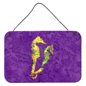 Seahorse Wall or Door Hanging Prints (Color: 8661DS812, size: 8 x 12)