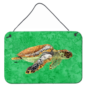 Turtle Wall or Door Hanging Prints (Color: 8675DS812, size: 8 x 12)