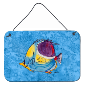 Tropical Fish Wall or Door Hanging Prints (Color: 8676DS812, size: 8 x 12)