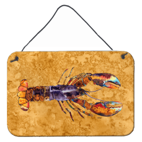 Lobster Wall or Door Hanging Prints (Color: 8716DS812, size: 8 x 12)