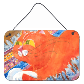 Cat Wall or Door Hanging Prints (Color: 6033DS812, size: 8 x 12)