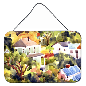 Houses Wall or Door Hanging Prints (Color: 6046DS812, size: 8 x 12)