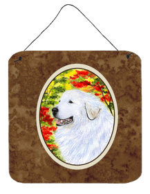 Great Pyrenees Wall or Door Hanging Prints (Color: Great Pyrenees, size: 6 x 6)