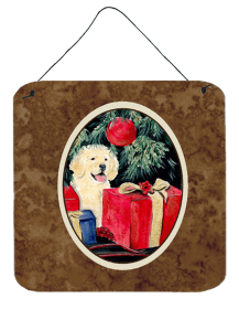 Golden Retriever Wall or Door Hanging Prints (Color: Retriever Wall, size: 6 x 6)