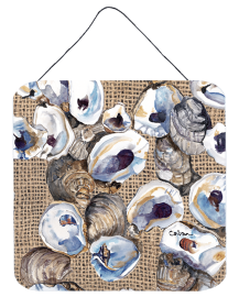 Oyster Wall or Door Hanging Prints (Color: 8734DS66, size: 6 x 6)