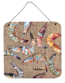 Shrimp Wall or Door Hanging Prints (Color: 8738DS66, size: 6 x 6)