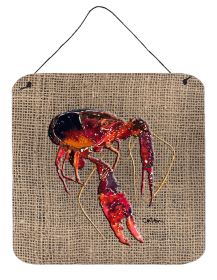 Crawfish Wall or Door Hanging Prints (Color: 8739DS66, size: 6 x 6)