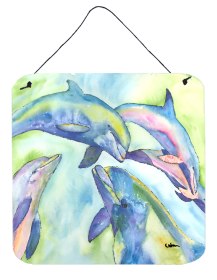 Dolphin Wall or Door Hanging Prints (Color: 8548DS66, size: 6 x 6)