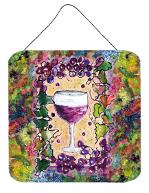 Wine Wall or Door Hanging Prints (Color: 8616DS66, size: 6 x 6)