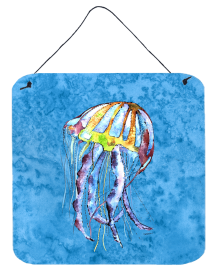 Jellyfish Wall or Door Hanging Prints (Color: 8682DS66, size: 6 x 6)