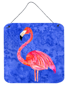 Flamingo Wall or Door Hanging Prints (Color: 8685DS66, size: 6 x 6)