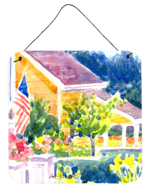 Houses Wall or Door Hanging Prints (Color: 6134DS66, size: 6 x 6)