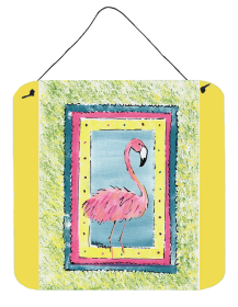 Bird - Flamingo Wall or Door Hanging Prints (Color: 8106-BDS66, size: 6 x 6)