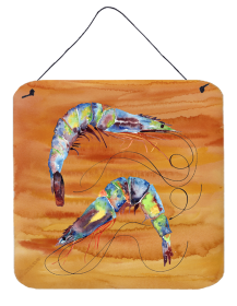 Shrimp Wall or Door Hanging Prints (Color: 8145DS66, size: 6 x 6)
