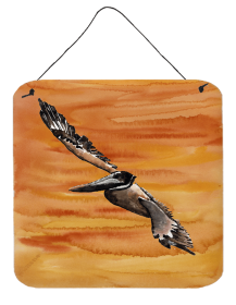 Bird - Pelican Wall or Door Hanging Prints (Color: 8146DS66, size: 6 x 6)