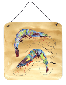 Shrimp Wall or Door Hanging Prints (Color: 8158DS66, size: 6 x 6)