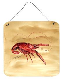 Crawfish Wall or Door Hanging Prints (Color: 8230DS66, size: 6 x 6)