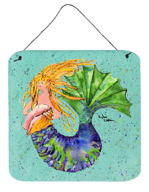 Mermaid Wall or Door Hanging Prints (Color: 8336DS66, size: 6 x 6)