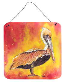 Pelican Wall or Door Hanging Prints (Color: 8344DS66, size: 6 x 6)