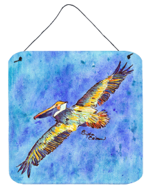 Pelican Wall or Door Hanging Prints (Color: 8377DS66, size: 6 x 6)