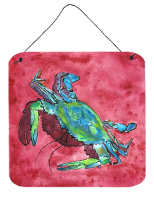 Crab Wall or Door Hanging Prints (Color: 8379DS66, size: 6 x 6)