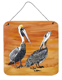 Pelican Wall or Door Hanging Prints (Color: 8407DS66, size: 6 x 6)