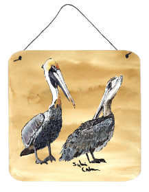 Pelican Wall or Door Hanging Prints (Color: 8408DS66, size: 6 x 6)