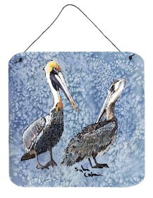 Pelican Wall or Door Hanging Prints (Color: 8409DS66, size: 6 x 6)