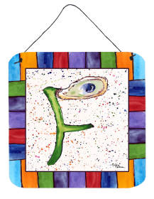 Beach and Seafood Wall or Door Hanging Prints (Color: 8429-FDS66, size: 6 x 6)