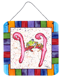 Beach and Seafood Wall or Door Hanging Prints (Color: 8431-HDS66, size: 6 x 6)