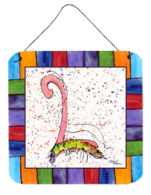 Beach and Seafood Wall or Door Hanging Prints (Color: 8435-LDS66, size: 6 x 6)