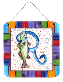 Beach and Seafood Wall or Door Hanging Prints (Color: 8441-RDS66, size: 6 x 6)