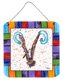 Beach and Seafood Wall or Door Hanging Prints (Color: 8445-VDS66, size: 6 x 6)