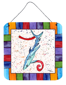 Beach and Seafood Wall or Door Hanging Prints (Color: 8449-ZDS66, size: 6 x 6)