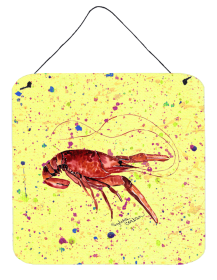 Crawfish Wall or Door Hanging Prints (Color: 8451DS66, size: 6 x 6)