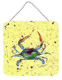 Crab Wall or Door Hanging Prints (Color: 8452DS66, size: 6 x 6)