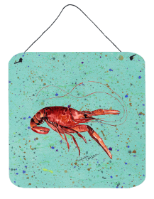 Crawfish Wall or Door Hanging Prints (Color: 8461DS66, size: 6 x 6)