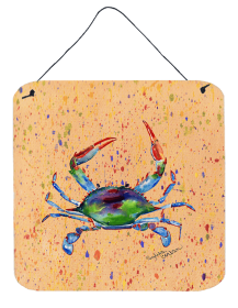 Crab Wall or Door Hanging Prints (Color: 8467DS66, size: 6 x 6)