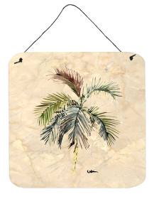 Palm Tree Wall or Door Hanging Prints (Color: 8483DS66, size: 6 x 6)
