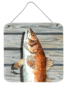 Red Fish Wall or Door Hanging Prints (Color: 8489DS66, size: 6 x 6)