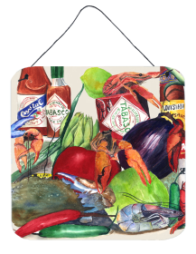 Louisiana Spices Wall or Door Hanging Prints (Color: 8540-1DS66, size: 6 x 6)