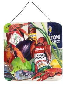 Louisiana Spices Wall or Door Hanging Prints (Color: 8540-2DS66, size: 6 x 6)