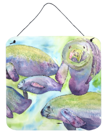 Manatee Wall or Door Hanging Prints (Color: 8544DS66, size: 6 x 6)