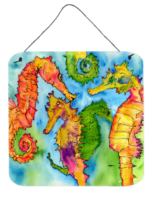 Seahorse Wall or Door Hanging Prints (Color: 8546DS66, size: 6 x 6)
