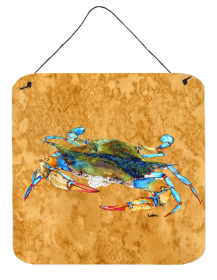 Crab Wall or Door Hanging Prints (Color: 8655DS66, size: 6 x 6)