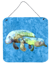 Manatee Wall or Door Hanging Prints (Color: 8660DS66, size: 6 x 6)