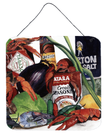 Louisiana Spices Wall or Door Hanging Prints (Color: 8131DS66, size: 6 x 6)